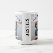 Beste Vrienden voor Aangepaste Foto en Naam Koffiemok (Center)