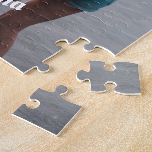 Beste Vrienden voor Aangepaste Foto en Naam Legpuzzel (Zijkant)