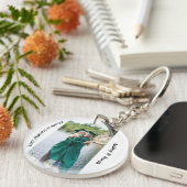 Beste Vrienden voor Aangepaste Foto en Naam Sleutelhanger (Voorkant Rechts)