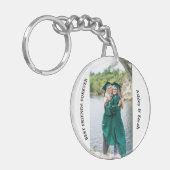 Beste Vrienden voor Aangepaste Foto en Naam Sleutelhanger (Voorkant Links)