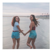 Beste Vrienden voor Aangepaste Foto's en Aangepast Kubus (Voorkant)