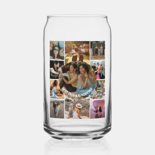 Beste Vrienden Voor Altijd 11 Foto Collage Vriends Blikvorm Glas