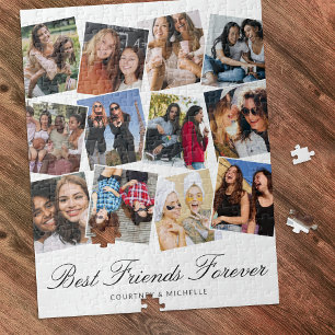 Beste Vrienden Voor Altijd 12 Foto Collage Legpuzzel