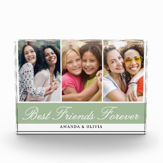 Beste vrienden voor altijd 3 Afbeelding Collage Gr Fotoblokken (Voorkant)