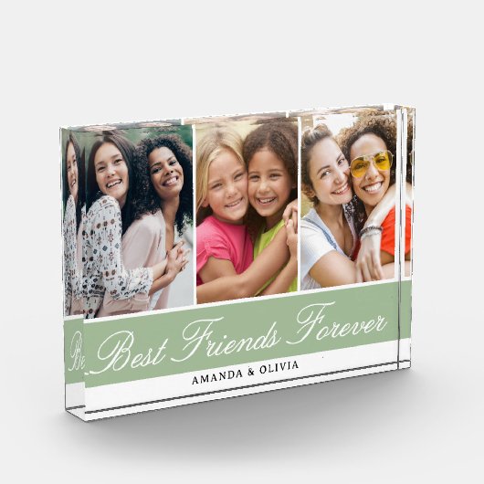 Beste vrienden voor altijd 3 Afbeelding Collage Gr Fotoblokken (Links)
