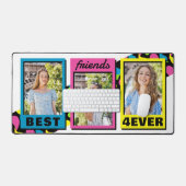 Beste vrienden voor altijd 3 afbeeldingen retro ne bureaumat (Keyboard & Muis)