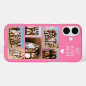Beste Vrienden Voor Altijd 6 Foto Roze Case-Mate iPhone Case (Achterkant (horizontaal))