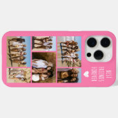 Beste Vrienden Voor Altijd 6 Foto Roze Case-Mate iPhone Case (Achterkant (horizontaal))