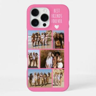 Beste Vrienden Voor Altijd 6 Foto Roze iPhone 16 Pro Max Hoesje