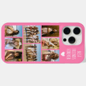 Beste Vrienden Voor Altijd 8 Foto Roze Case-Mate iPhone Case (Achterkant (horizontaal))