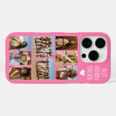 Beste Vrienden Voor Altijd 8 Foto Roze Case-Mate iPhone Case (Achterkant (horizontaal))