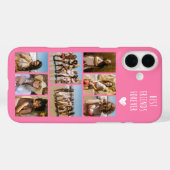 Beste Vrienden Voor Altijd 8 Foto Roze Case-Mate iPhone Case (Achterkant (horizontaal))