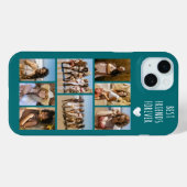 Beste Vrienden Voor Altijd 8 Foto Teal Case-Mate iPhone Case (Achterkant (horizontaal))