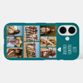 Beste Vrienden Voor Altijd 8 Foto Teal Case-Mate iPhone Case (Achterkant (horizontaal))