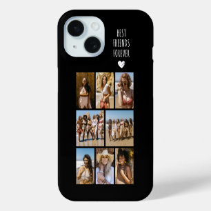 Beste Vrienden Voor Altijd 8 Foto Zwart iPhone 15 Case