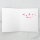 Beste Vrienden Voor Altijd Aangepaste Foto en Naam Kaart (Binnen)