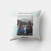 Beste Vrienden Voor Altijd Aangepaste Foto Kussen (Achterkant)