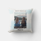 Beste Vrienden Voor Altijd Aangepaste Foto Kussen (Voorkant)