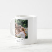 Beste Vrienden Voor Altijd Aangepaste Foto Persoon Koffiemok (Voorkant links)