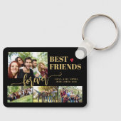 Beste vrienden voor altijd aangepaste fotocollage sleutelhanger (Voorkant)