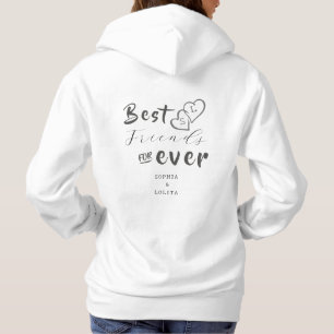 Beste vrienden voor altijd aangepaste hoodie - Voe