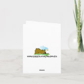 Beste vrienden voor altijd - Beer en Caterpilar Kaart (Achterkant)