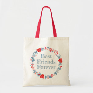 Beste vrienden voor altijd besties vriendschap vri tote bag