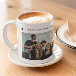 Beste vrienden voor altijd BFF 2 foto gepersonalis Koffiemok