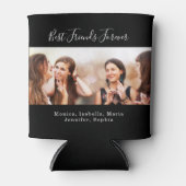 Beste vrienden voor altijd BFF aangepaste fotofees Blikjeskoeler (Voorkant)