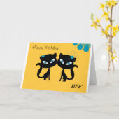 Beste Vrienden voor altijd (BFF), houd ik van Kaart (Gele Bloem)