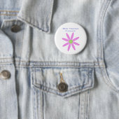 Beste vrienden voor altijd! Bloem Button (In situ)