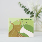 Beste vrienden voor altijd briefkaart (Staand voorkant)