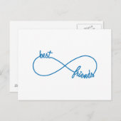 Beste vrienden voor altijd briefkaart (Voorkant / Achterkant)