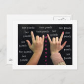 Beste vrienden voor altijd! Briefkaart (Voorkant / Achterkant)