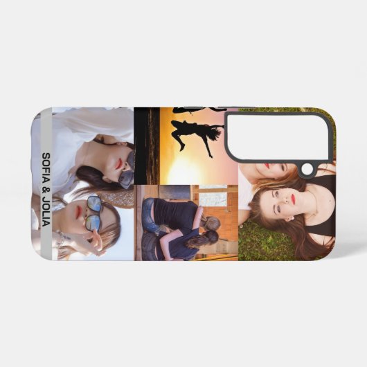 Beste vrienden voor altijd Collage | Schattigee aa Samsung Galaxy Hoesje (Achterkant horizontaal)