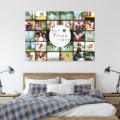 Beste vrienden voor altijd Custom 28-Photo Collage Canvas Afdruk (Insitu (Slaapkamer))