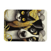 Beste vrienden voor altijd: een passief Schattig d Magneet (Horizontaal)