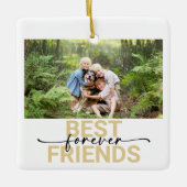 Beste vrienden voor altijd Foto Keepsake Keramisch Ornament (Voorkant)