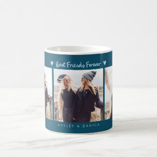 Beste Vrienden Voor Altijd Foto Multi Foto Turquoi Koffiemok