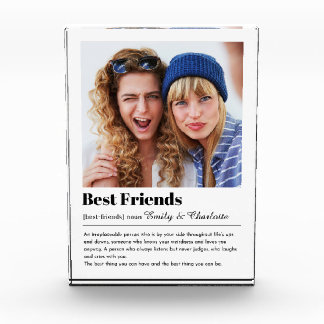 Beste vrienden voor altijd fotoblok, Bestie displa Fotoblokken