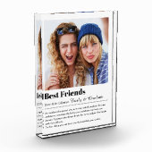 Beste vrienden voor altijd fotoblok, Bestie displa Fotoblokken (Links)