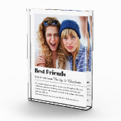 Beste vrienden voor altijd fotoblok, Bestie displa Fotoblokken (Rechts)