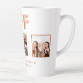 Beste vrienden voor altijd foto's roos goud latte mok (Rechts)