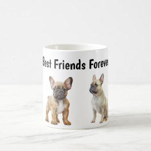 Beste vrienden voor altijd Frenchie Dogs Koffiemok