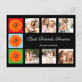 Beste vrienden voor altijd gepersonaliseerde fotoc briefkaart