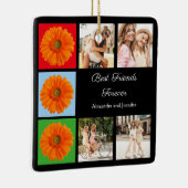 Beste vrienden voor altijd gepersonaliseerde fotoc keramisch ornament (Rechts)
