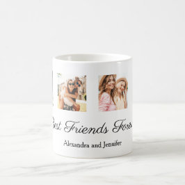 Beste vrienden voor altijd gepersonaliseerde fotoc koffiemok