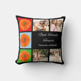 Beste vrienden voor altijd gepersonaliseerde fotoc kussen