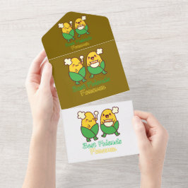 BESTE VRIENDEN VOOR ALTIJD, GRAPPIG, GEZELLIG, BFF ALL IN ONE UITNODIGING