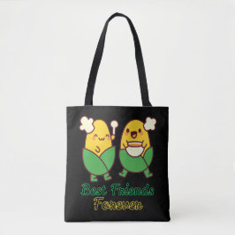 BESTE VRIENDEN VOOR ALTIJD, GRAPPIG, GEZELLIGE KAD TOTE BAG